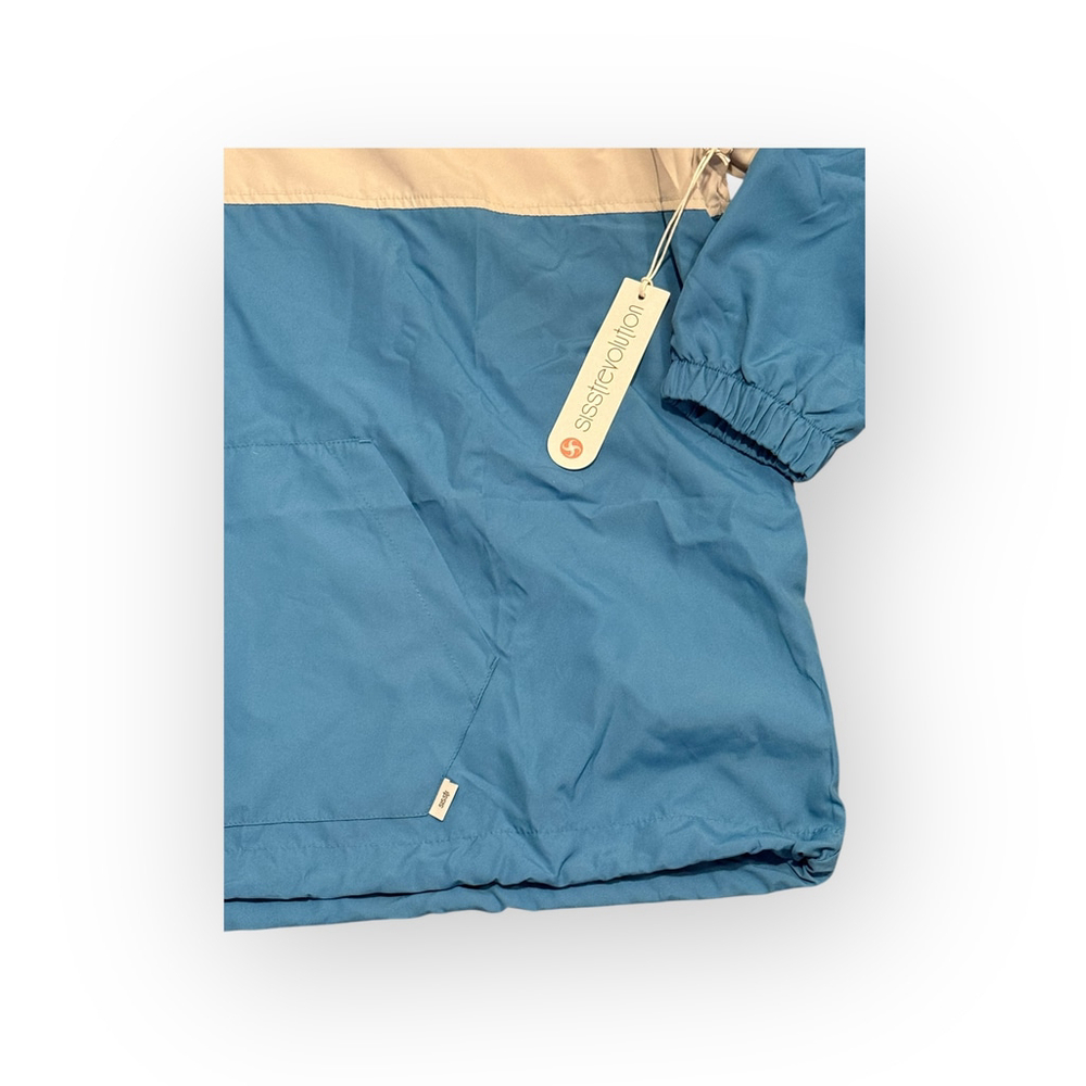 Sisstrevolution Women's Respect The Sea Colorblock Anorak Windbreaker Sz XXL - Picture 3 of 7